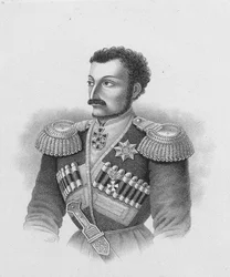 Portrait du général de division Nikolay Sleptsov 1815-1851, 1877