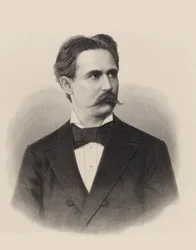 Portrait du pianiste et compositeur Xaver Scharwenka 1850-1924, vers 1880