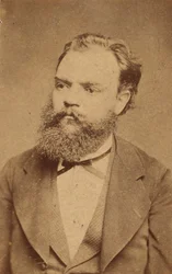 Portrait du compositeur Antonin Dvorak 1841-1904, vers 1880