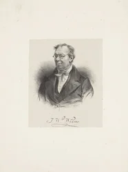 Portrait du compositeur Johann Wilhelm Wilms 1772-1847, 1835