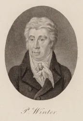 Portrait du compositeur Peter von Winter 1754-1825