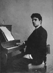 Portrait du compositeur Pietro Mascagni