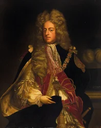 Portrait du roi George I de Grande-Bretagne 1660-1727, premier tiers du XVIIIe siècle