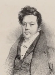 Portrait du compositeur Auguste-Mathieu Panseron 1796-1859, 1820