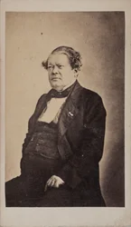 Portrait du compositeur Auguste-Mathieu Panseron 1796-1859, vers 1855