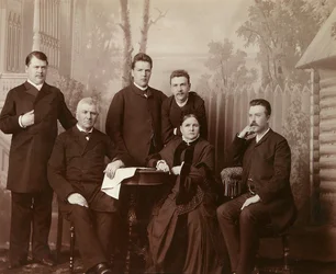 Portrait de la famille de Sophia Perovskaya, années 1860
