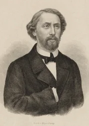Portrait du pianiste et compositeur Julius Schulhoff 1825-1898, 1860