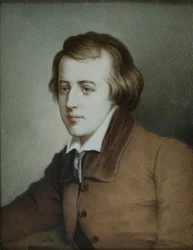 Portrait du poète Heinrich Heine 1797-1856, vers 1825