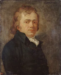 Portrait du poète et dramaturge Marie-Joseph Chénier 1764-1811, 1795