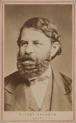 Portrait du violoniste et compositeur Joseph Joachim 1831-1907