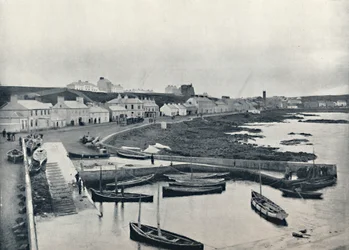 Portstewart - Le port et la ville, 1895
