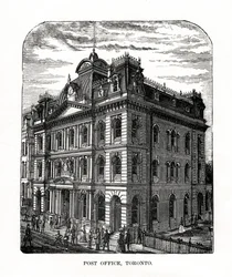 Bureau de poste, Toronto, Ontario, Canada, 19ème siècle