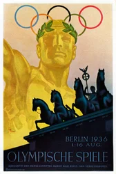 Affiche pour les Jeux Olympiques de 1936, Berlin, 1936