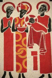 Présentation de Jésus au temple. Fresque de l