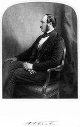 Prince Albert, époux de la reine Victoria, vers 1850-1859