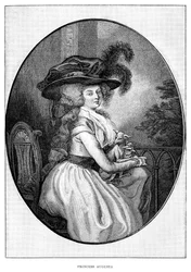 Princesse Augusta, deuxième fille de George III, 19ème siècle