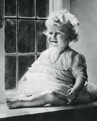 Princesse Elizabeth à St Pauls Walden Bury, 1927, 1937