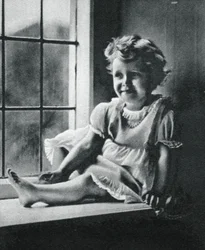 Princesse Margaret à St Pauls Waldenbury, Hampshire, 1932