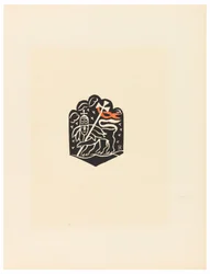 Impression, Vignette, Planche X, Éthiopie, cili Christos, Madonna et Saints, comme je les ai vus dans les illuminations des anciens codex éthiopiens, Portfolio, 1920