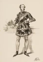 Impression de William 2e Comte de Craven en Costume Porté au Tournoi d