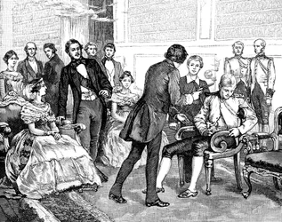 Le professeur Anderson à Balmoral, 1849, 1900