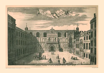 Perspective de la Guild Hall de Londres, 1755, 1886