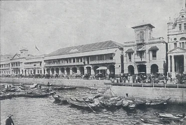 Quai à Singapour, 1924