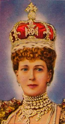 La reine Alexandra, épouse du roi Édouard VII, lors de son couronnement, 1902 1935