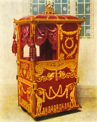 Chaise à porteurs de la reine Charlotte, 1938