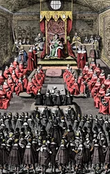 La reine Elizabeth I au Parlement, 16ème siècle