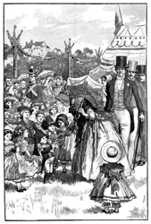 La reine Victoria et le prince Albert à une fête, Cobourg, Allemagne, vers 1840, 1900