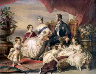 Reine Victoria et le prince Albert avec cinq de leurs enfants, 1846