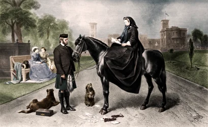 La reine Victoria à Osborne House, 1865