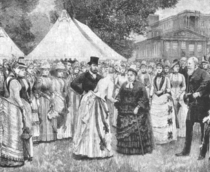 Garden-party du jubilé de la reine Victoria au palais de Buckingham, 29 juin 1887, 1901