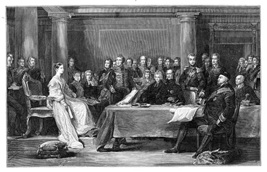 Premier conseil de la reine Victoria, vers 1837