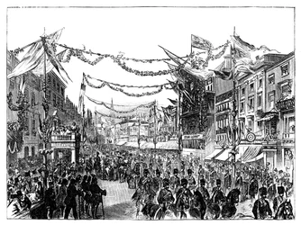 Visite de la Reine Victoria à Birmingham, 1858