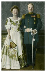 La reine Wilhelmine et le prince Henri des Pays-Bas