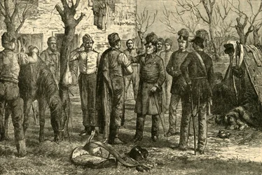 Radetsky après la victoire à Novara 1849, 1890