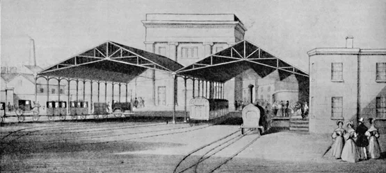 Les gares ferroviaires à leurs débuts étaient des affaires étrangement primitives
