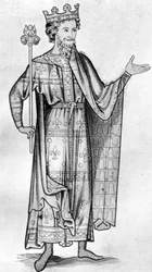 Costume royal, vers 1190, 1910