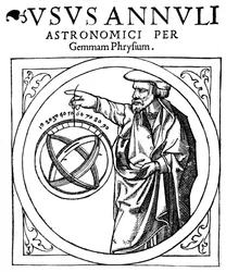 Reiner Gemma Frisius, astronome, géographe, cartographe et mathématicien néerlandais, 1539