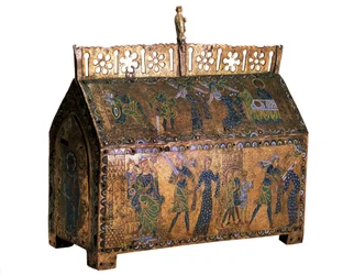 Reliquaire avec scènes de la vie de Sainte Valérie, vers 1170