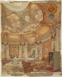 Rendu de la Grande Galerie d