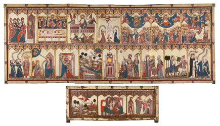 Retable et frontal de la Vie du Christ et de la Vierge fait pour Pedro López de Ayala