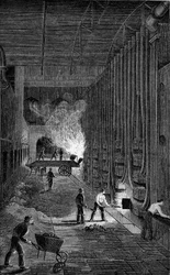 Maison de la Retorte, Imperial Gasworks, Kings Road, Londres, 1876