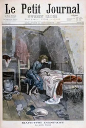 Révolte des aveugles dans un hospice, France, 1904