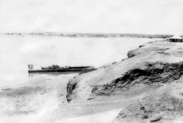Rive droite du fleuve Tigre et Samarra, Mésopotamie, 1918