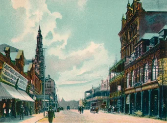 Rue Rissik, Johannesburg, vers 1908