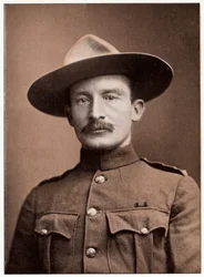 Robert Stephenson Smyth Baden-Powell, soldat britannique, c1900