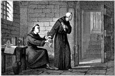 Roger Bacon, scientifique expérimental anglais, philosophe et frère franciscain